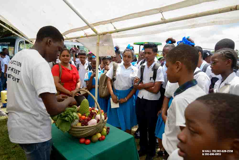 The Guyana School of Agriculture hosts open day activities at the Mon